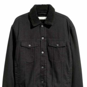 Over-sized H&M Fur-lined Jean Jacket